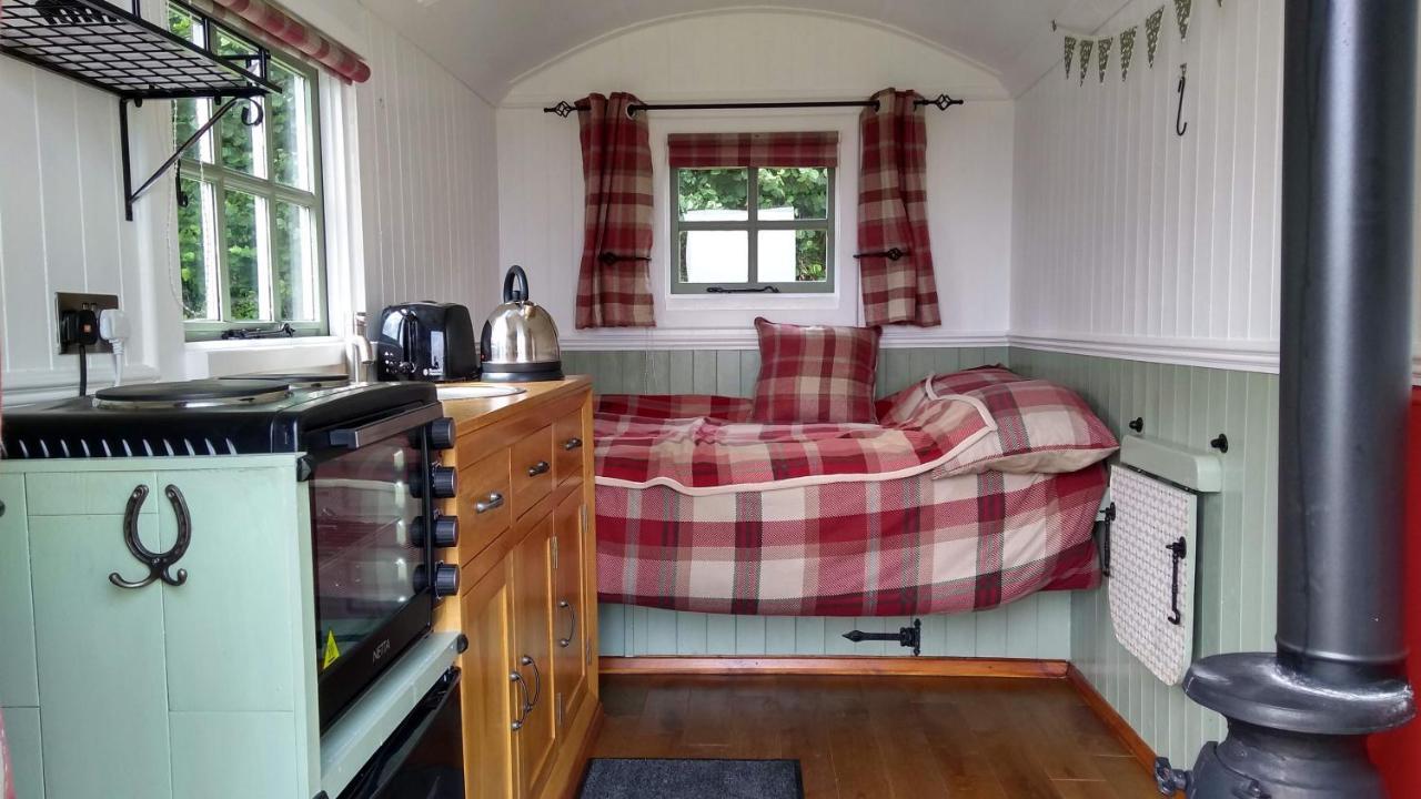 Shepherd'S Lodge - Shepherd'S Hut With Devon Views For Up To Two People And One Smaller Dog Wrangaton ภายนอก รูปภาพ