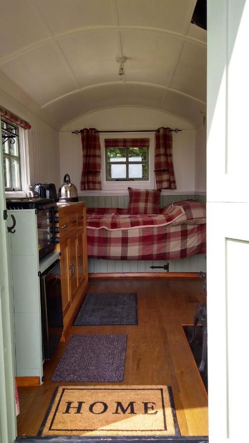 Shepherd'S Lodge - Shepherd'S Hut With Devon Views For Up To Two People And One Smaller Dog Wrangaton ภายนอก รูปภาพ