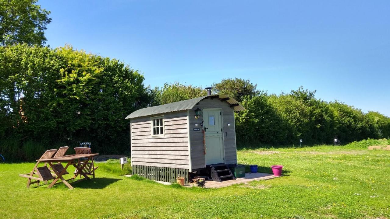 Shepherd'S Lodge - Shepherd'S Hut With Devon Views For Up To Two People And One Dog Wrangaton ภายนอก รูปภาพ